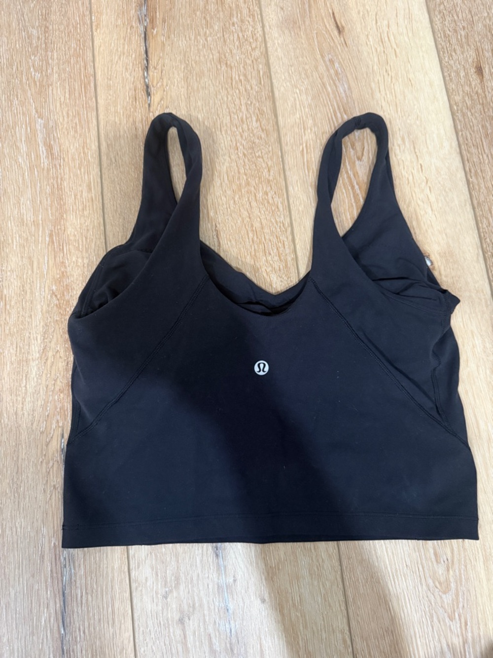 lululemon athletica Black Low-Impact Sports Bra with Logo